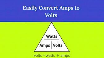 amps to volts conversion calculator