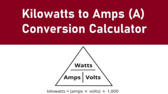 Kilowatts to Amps Calculator