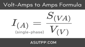 Volt-amps-to-amps-calculator
