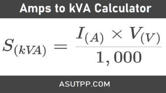 Amps to kVA Calculator