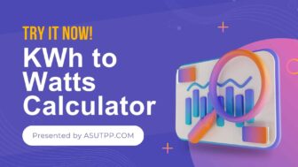 KWh to Watts Calculator