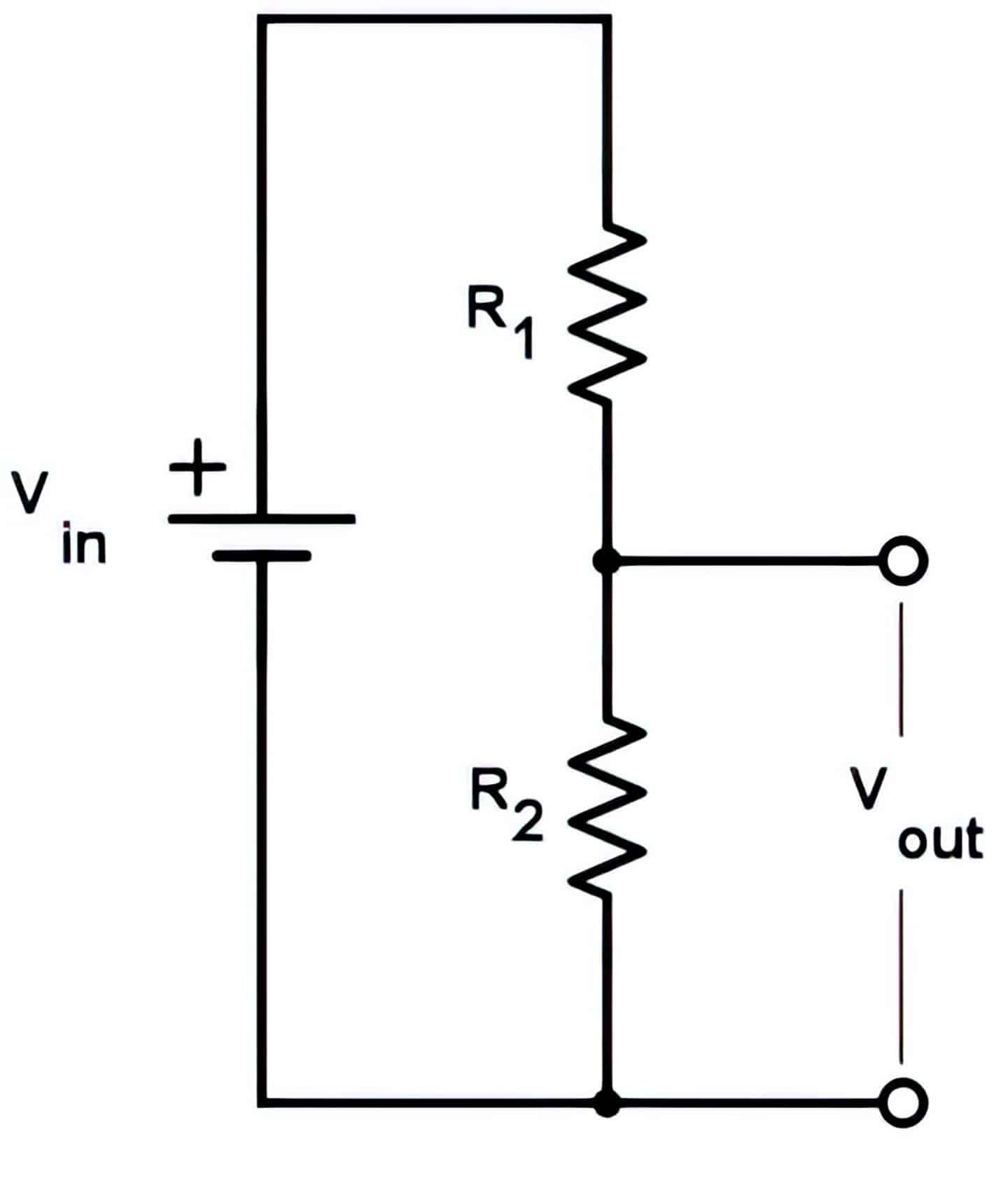 Voltage divider main circuit