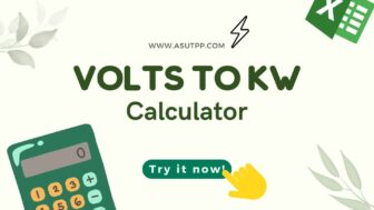 Volts to Kilowatts Calculator