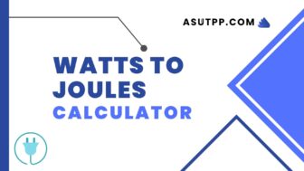 Watts to Joules Calculator