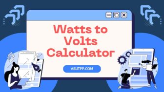 Watts to Volts Calculator
