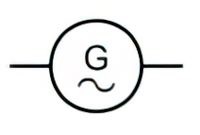 AC generator symbol