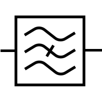 Band-stop filter symbol