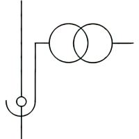 Bushing type voltage transformer. Form 1