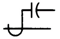 Capacitor bushing for circuit breaker or transformer