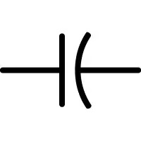 Capacitor with identified electrode. Form 2