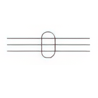 Conductors in a cable symbol
