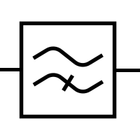 High-pass filter symbol