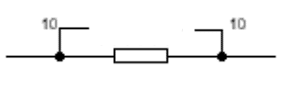 Illustration of concept 10 parallel and identical resistors