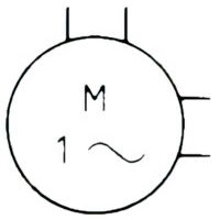 Induction motor, single-phase, squirrel-cage