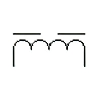 Inductor with gap in magnetic core symbol