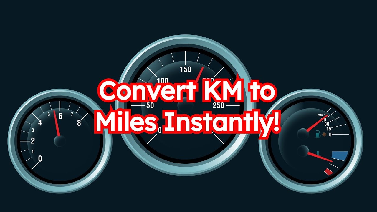 Video The Easiest Way to Convert Kilometers to Miles!