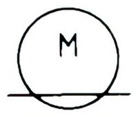Linear motor, general symbol