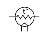 Nonlinear resistor with independent integral heater