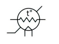 Nonlinear resistor with independent integral heater
