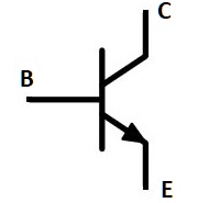 NPN transistor symbol