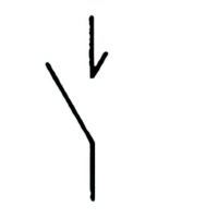 Passing make contact when released