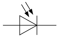 Photodiode symbol