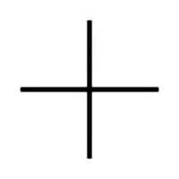 Plus positive polarity symbol