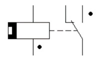 Polarized relay, self restoring