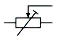 Potentiometer with movable contact and pre-set adjustment