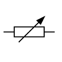 Resistor with continuous adjustability