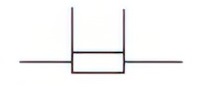 Resistor with separate current and voltage terminals
