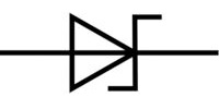 Schottky diode symbol