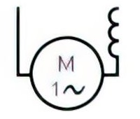 Series motor, single-phase