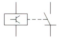 Symbol of static relay