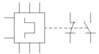 Static thermal overload relay