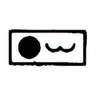 Steam or moist gas symbol