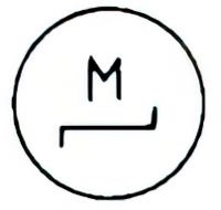 Stepping motor, general symbol