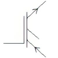 Symbol of insulated-gate bipolar transistor (IGBT) depletion type, P channel