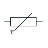 Symbol of voltage dependent resistor