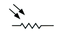 Symmetrical photoconductive transducer symbol