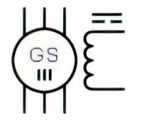 Synchronous generator, three-phase, both ends of each phase winding
