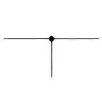 T-connection with junction symbol