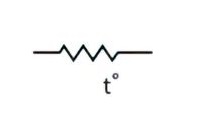Thermistor general symbol