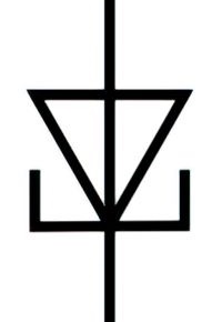 Tunnel diode symbol